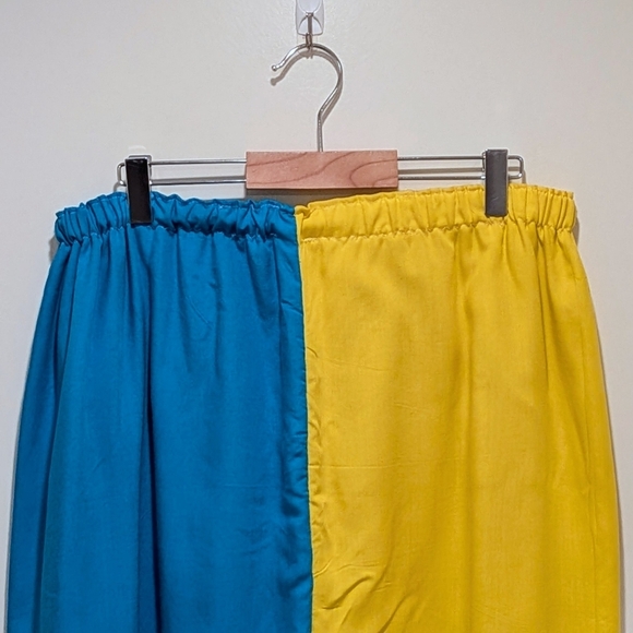 NWOT Beckwoman L Adjustable Waist Handmade Rayon and Cotton Harem Pants - Picture 5 of 5